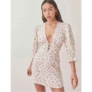 Reformation Marina Dress in Tosca